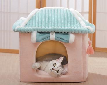 Großhandel B2B Warmes, herausnehmbares Katzenbett Katzenhaus
